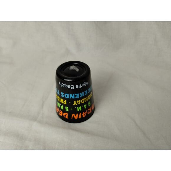 Myrtle Beach Collectible Shot Glass - Brain Dead Shotglass - Picture 4 of 4